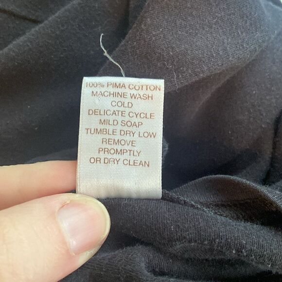 Peruvian Connection Black Embroidered Patterned Short Sleeve Blouse Size Medium - Picture 6 of 6